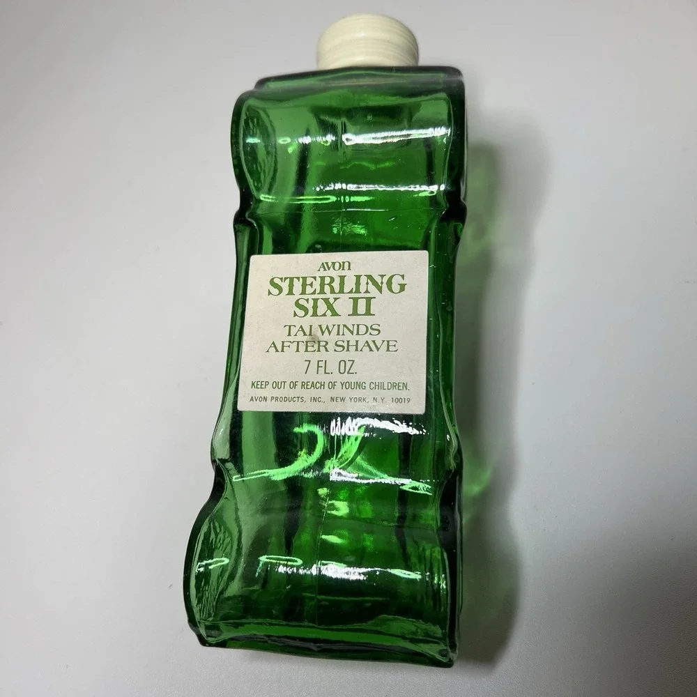 Avon Sterling‎ Six II Wild Country After Shave Bottle Empty No Box